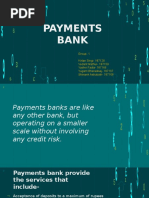 Payments Banks Group 1 Updated