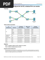 7.2.1.7 Packet Tracer - Configuring Named Standard IPv4 ACLs Instructions PDF