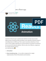 5 Ways To Animate A React App PDF