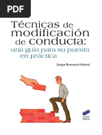 Técnicas de Modificación de Conducta. Una Guía para Su Puesta en Práctica - Barraca PDF