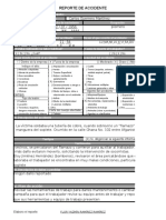 Reporte de Accidente