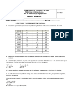 Escalas D Etemperatura Ejercicios