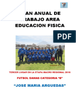 Plan de Trabajo de Educ. Fisica