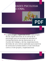 Generalidades Psicologia Organizacional