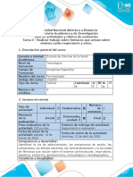 Guía de Actividades y Rúbrica de Evaluación - Tarea 3 - Realizar Trabajo Sobre Fármacos Que Actúan Sobre Sistema Cardiorespiratorio y Otros.