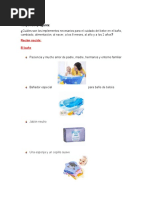 TAREA DE PUERICULTURA (Cuidados e Implementos para Niños) + 1