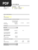 Carried Interest Waterfall With Catch Up