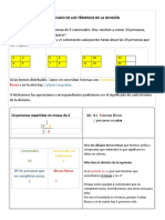 Significado de Los Términos de La División