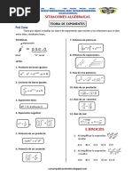 Teoria de Exponentes Nivel Basico Ccesa007