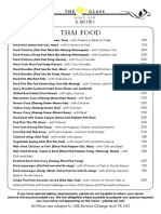 Menu Thai Food Restaurant PDF