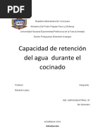 Capacidad de Retención Del Agua