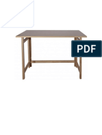 Mesa Plegable de Madera