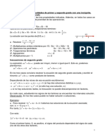 Calculo Diferencial 1.6 Resolución de Desigualdades de Primer y Segundo Grado Con Una Incógnita.