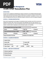 Modelo - Plano de Ação - VISA