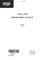 1098 Programming Manual Pulsar Altair PDF