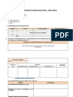 Esquema de Planificacion Anual