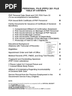 Table of Contents Lateral Entry 2019