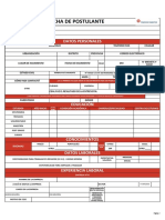 Ficha de Postulante - Marcobre