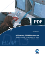 Fatigue and Sleep Management Eurocontrol 2 PDF