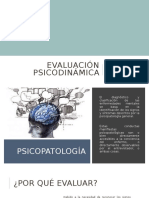 Evaluación Psicodinámica