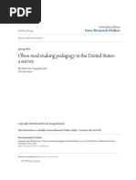 Oboe Reed-Making Pedagogy in The United States - A Survey PDF