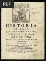 1772 Historia Sagrada Del Profeta Eliseo