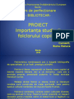 Nunu Raluca-Prezentare Proiect Curs Bibliotecar