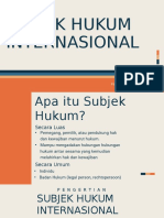 Subjek Hukum Internasional