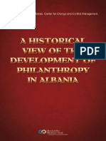 A Historical View of The Development of Philanthropy in Albania - Partners - Albania, Center For Change and Conflict Management