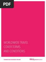 VitalityHealth BHC CHC Travel Terms and Conditions PRUHB23233 0716 PDF