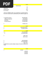 Activity Based Costing