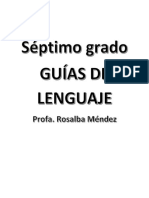 Guias de Lenguaje 3er Ciclo