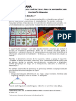 3 - Material y Recursos Didácticos Del Área de Matemática en Educación Primaria Actualizar