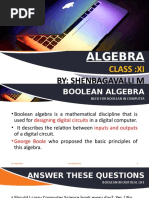 Boolean Algebra For XI