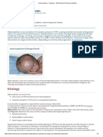 Hydrocephalus - Pediatrics - MSD Manual Professional Edition