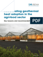 IRENA Geothermal Agri-Food 2019