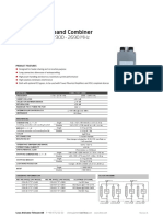 Combiners and Filters Outdoor Dual Band Combiner 1710-2170 and 2300-2690 MHZ PDF