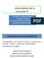 Modos y Estilos Narrativos