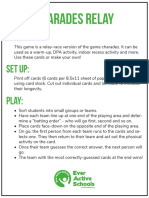 Charades Relay and Fundamental Movement Skills Poster