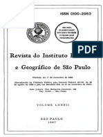 Revista Do Instituto Histórico e Geografico Do Estado de São Paulo