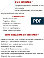 Como Elaborar Seminário.