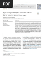 Machine Learning Based Digital Twin Framework For Production PDF