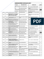 Organizaciones Sociales 2017-2018