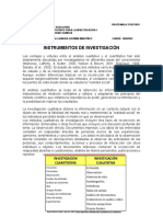 PRÁCTICA #3 Instrumentos de Investigación I