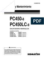 PC450-8 y PC450LC-8 - Manual de Operacion y Mantenimiento - Español PDF