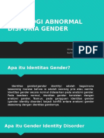 Disforia Gender Psikologi Abnormal