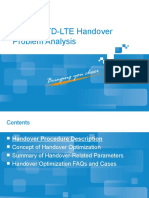 Guide To TD LTE Handover Problem Analysis