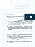 Decret - 2017 - 0050 - Pres - MP - Minefid - PDF Attribution Organisation Et Fcnment de l'ARCOP