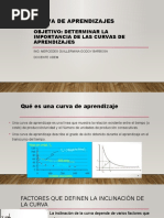 Determinación de Las Curva de Aprendizajes