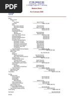 Standard Balance Sheet